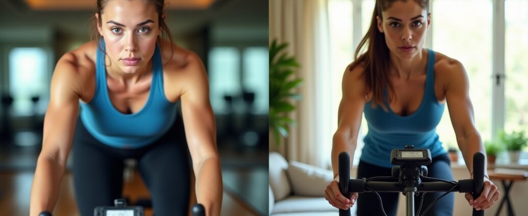 Spinning : comparer les bénéfices et limites entre entraînement en salle et à la maison