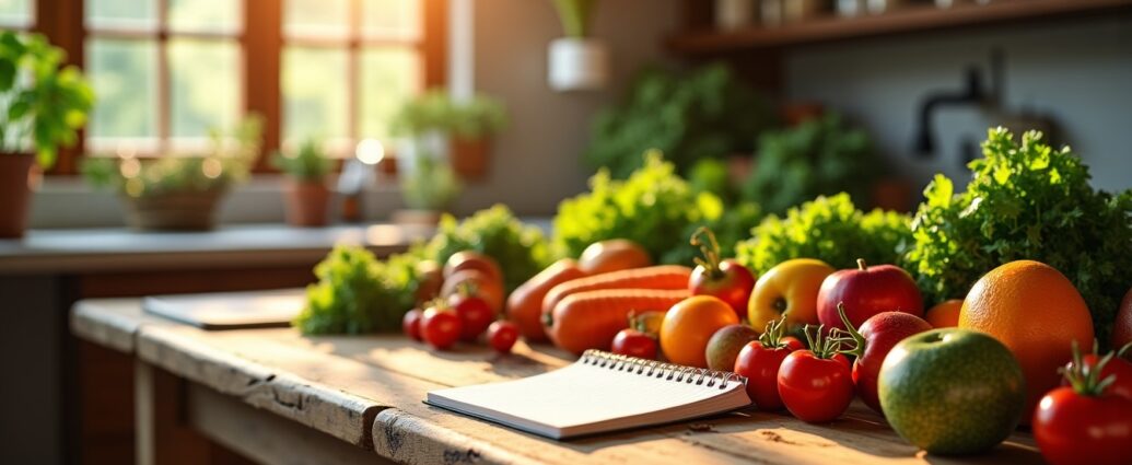 Programme gratuit de rééquilibrage alimentaire : menu complet de 7 jours avec liste de courses incluse