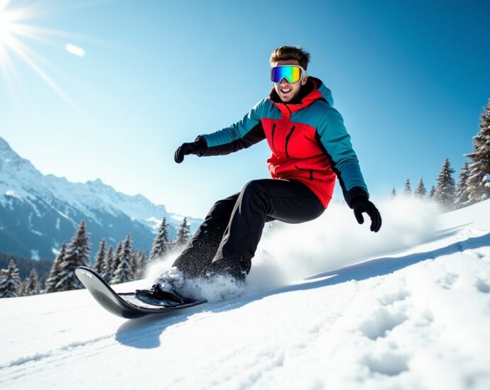 Découvrez le snowscoot : la trottinette des neiges qui révolutionne la glisse