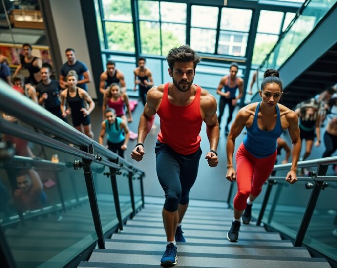 Escalier en salle de sport : 7 avantages incontournables pour sculpter votre silhouette