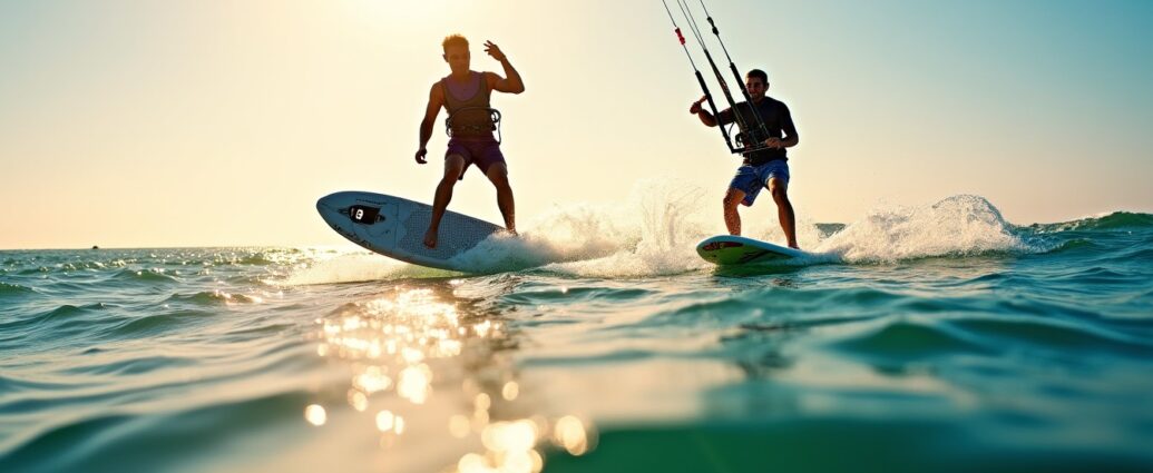 À la découverte des sensations : comparer l'adrénaline du kitefoil et du kitesurf traditionnel