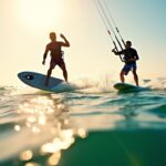 À la découverte des sensations : comparer l'adrénaline du kitefoil et du kitesurf traditionnel