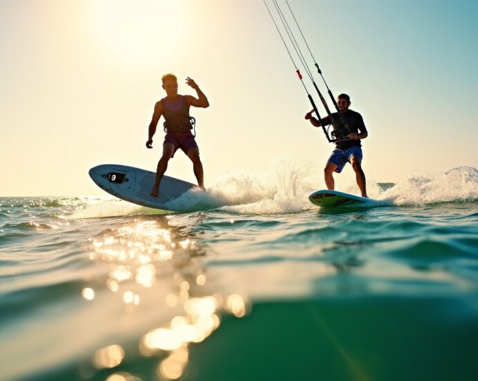 À la découverte des sensations : comparer l'adrénaline du kitefoil et du kitesurf traditionnel