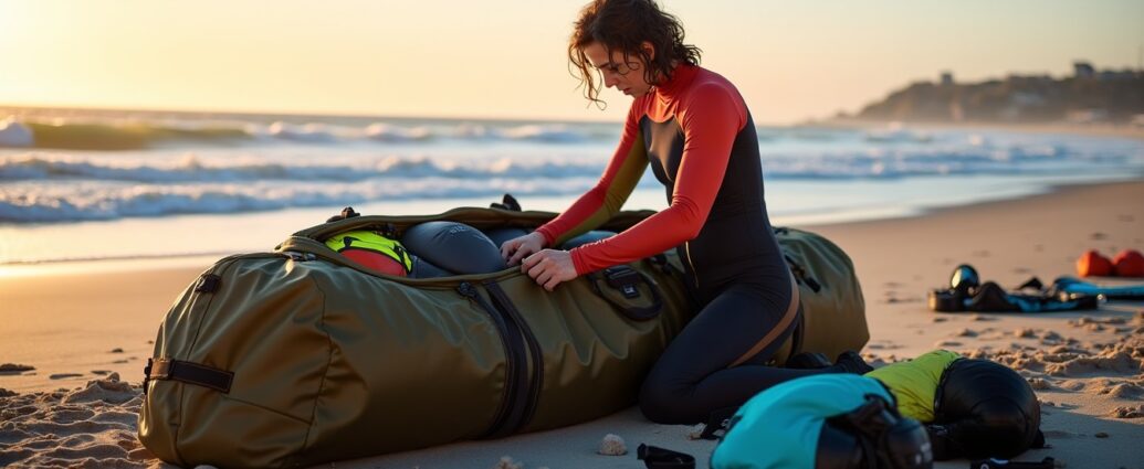 Boardbag kitesurf : Les 3 pièges du packing qui abîment votre équipement et comment les contourner